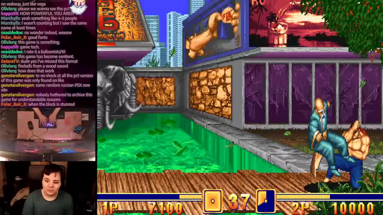 I present a natural lightning (wood) user, Blanka from street